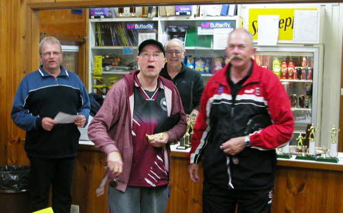 51 Section 3 Runners Up Noel Burns, Geoff Spowart (fill in), Simon Grech (absent from pic)