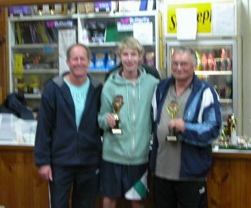 54 Section 2 Winners Henk VanDerStoep (fill in), Hayden Peavey, Graham Smith