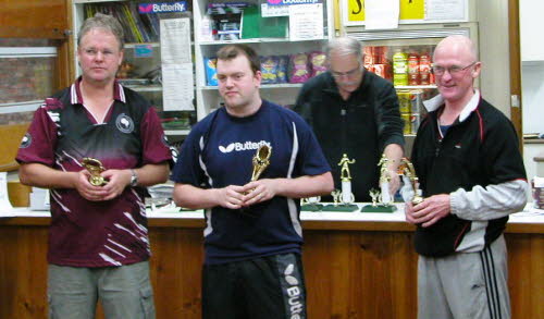 56 Section 1 Winners (L to R) Geoff Lawn, Mick Warr, Neil Chilver
