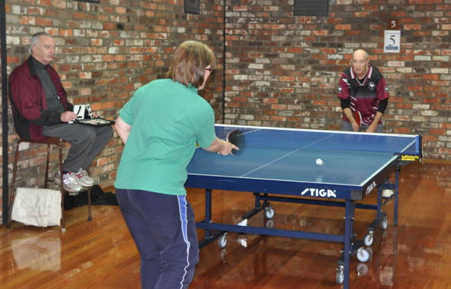 Helen Procak up against Noel Burns